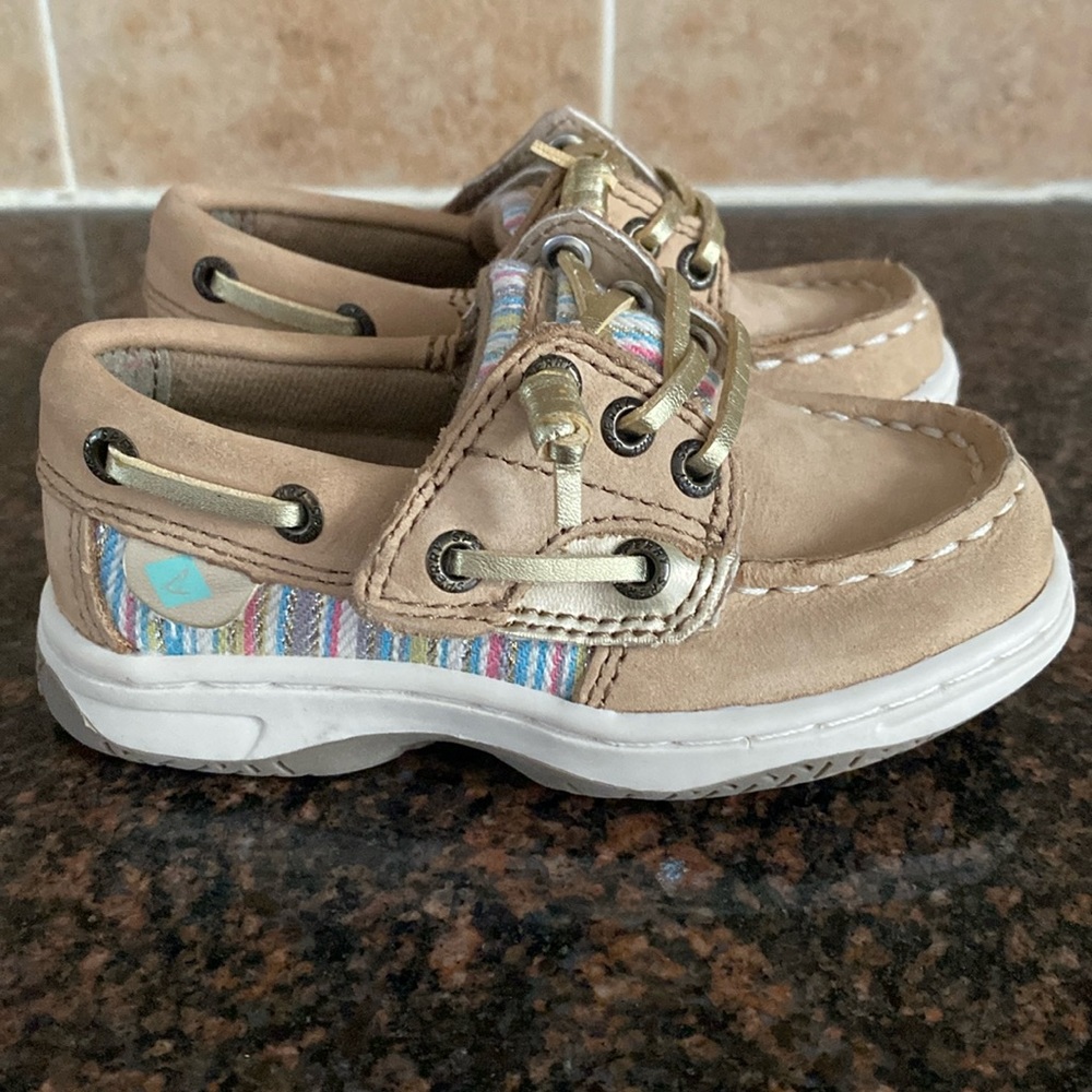 Sperry Top-Sider Ivyfish Jr. toddler girl’s size 6 boat shoes like new